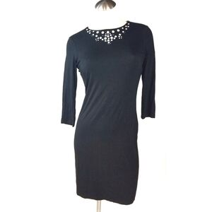 Karen Kane Size XS Black Embellished Dress